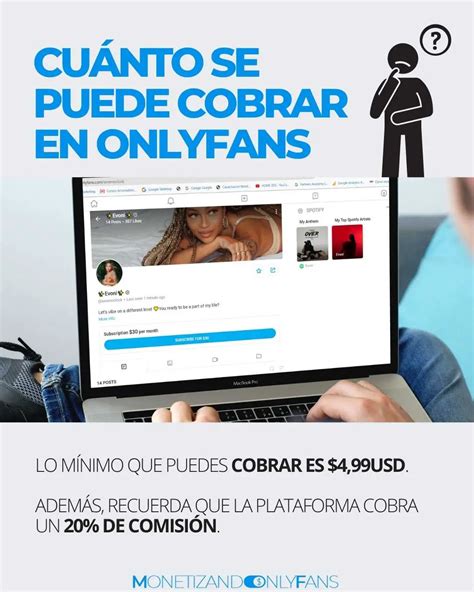 cuanto cobra onlyfans por suscripción|Cuánto cuesta suscripción OnlyFans: explicación de。